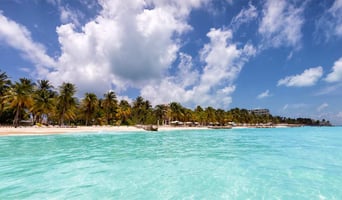 A winter vacation on the beach