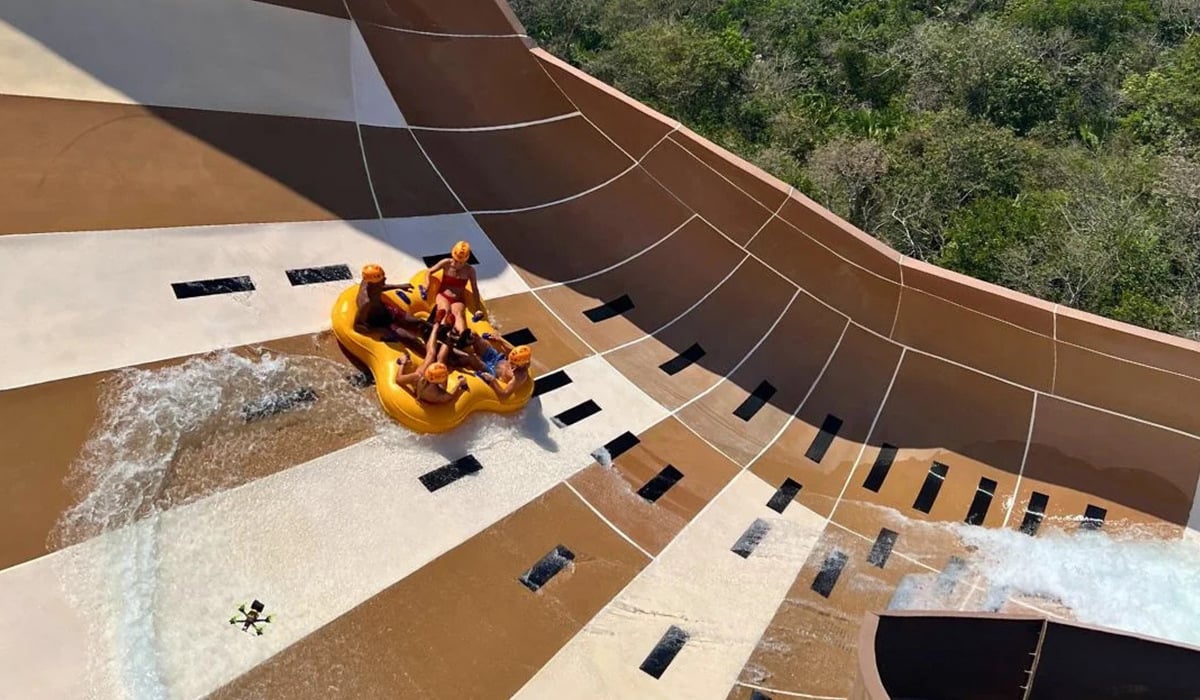 La Riviera Maya estrena tobogán extremo 5 en 1